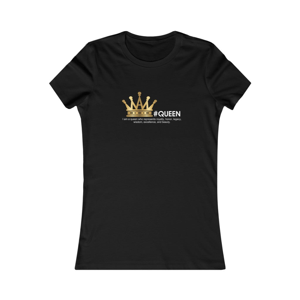 Black T-Shirt For A Queen